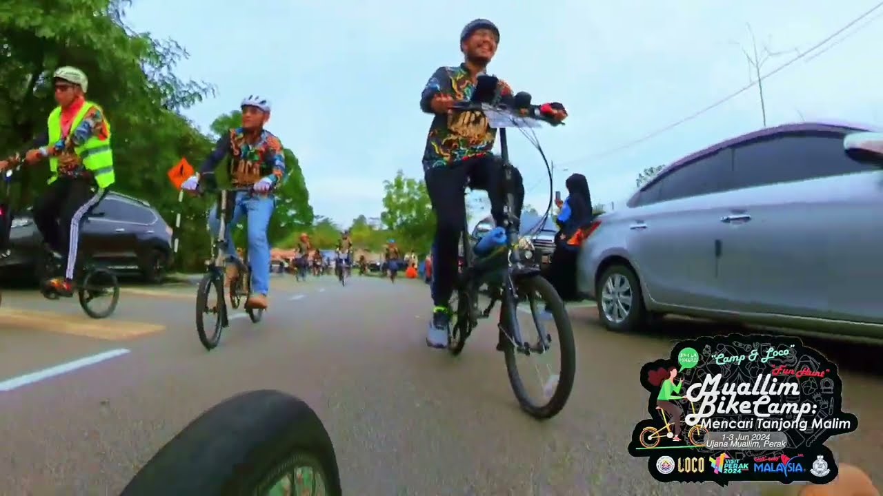 Muallim Bike Camp Mencari Tanjung Malim - First  5 min of the FUN HUNT.