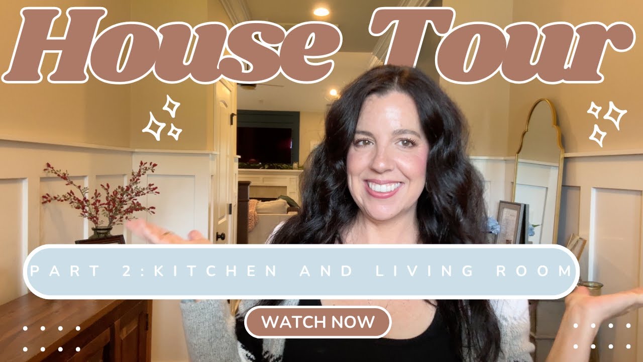 New House Tour Part 2 | Kitchen and Living Room | Katie LeBlanc