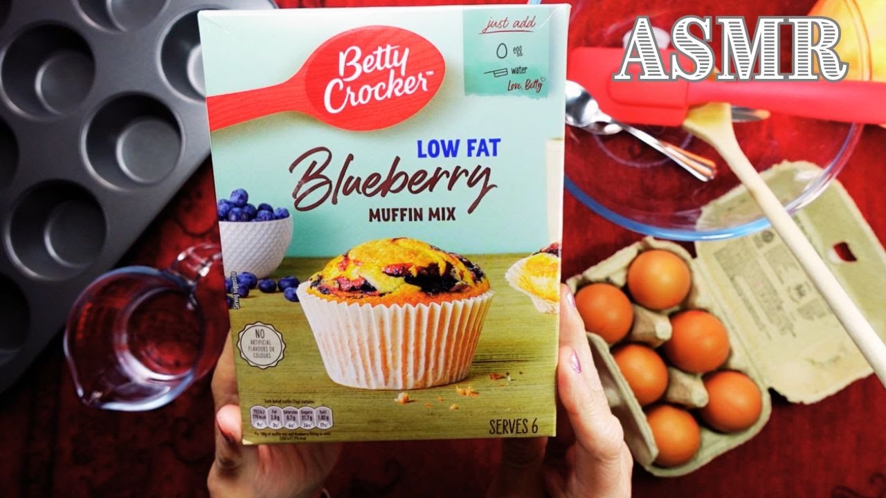 ASMR | Baking Blueberry Muffins! Whispered Baking & Tasting Sounds for Your Relaxation!