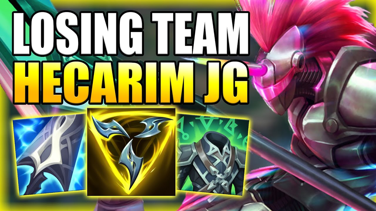 HOW TO PLAY HECARIM JUNGLE & HARD CARRY A LOSING TEAM! - Best Build/Runes Guide - League of Legends
