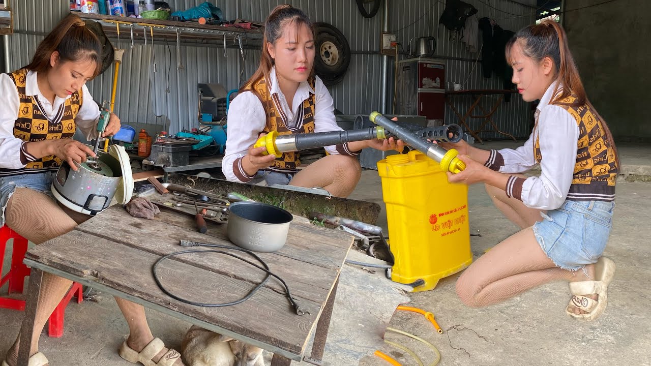 Genius Girl: Replace Pump for Sprayer and Replace Accessories