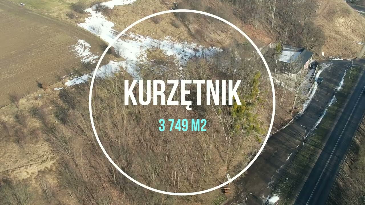 Kurzętnik- działka usługowa 3749 m2