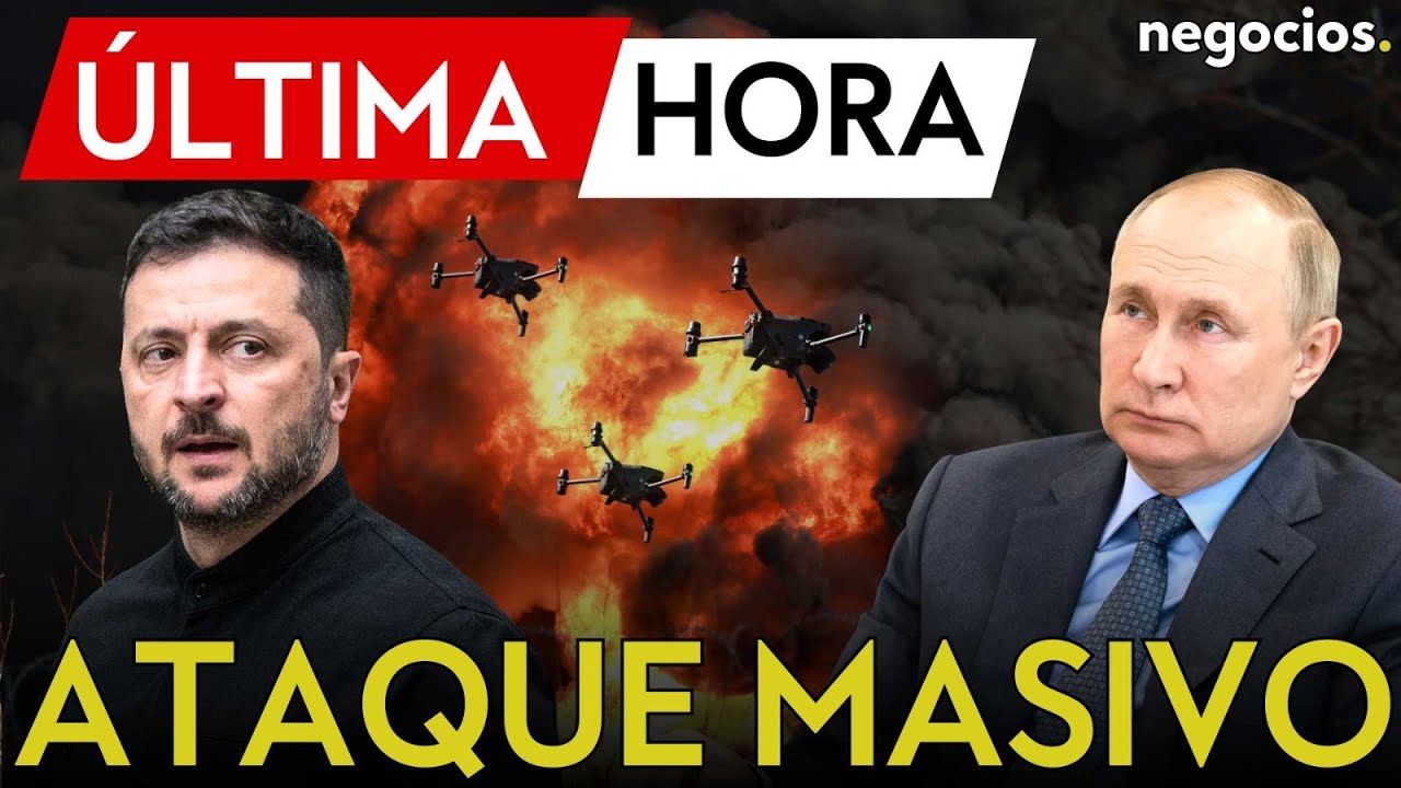 &Uacute;LTIMA HORA | Rusia lanza un ataque masivo contra Ucrania con 25 misiles y m&aacute;s de 300 drones