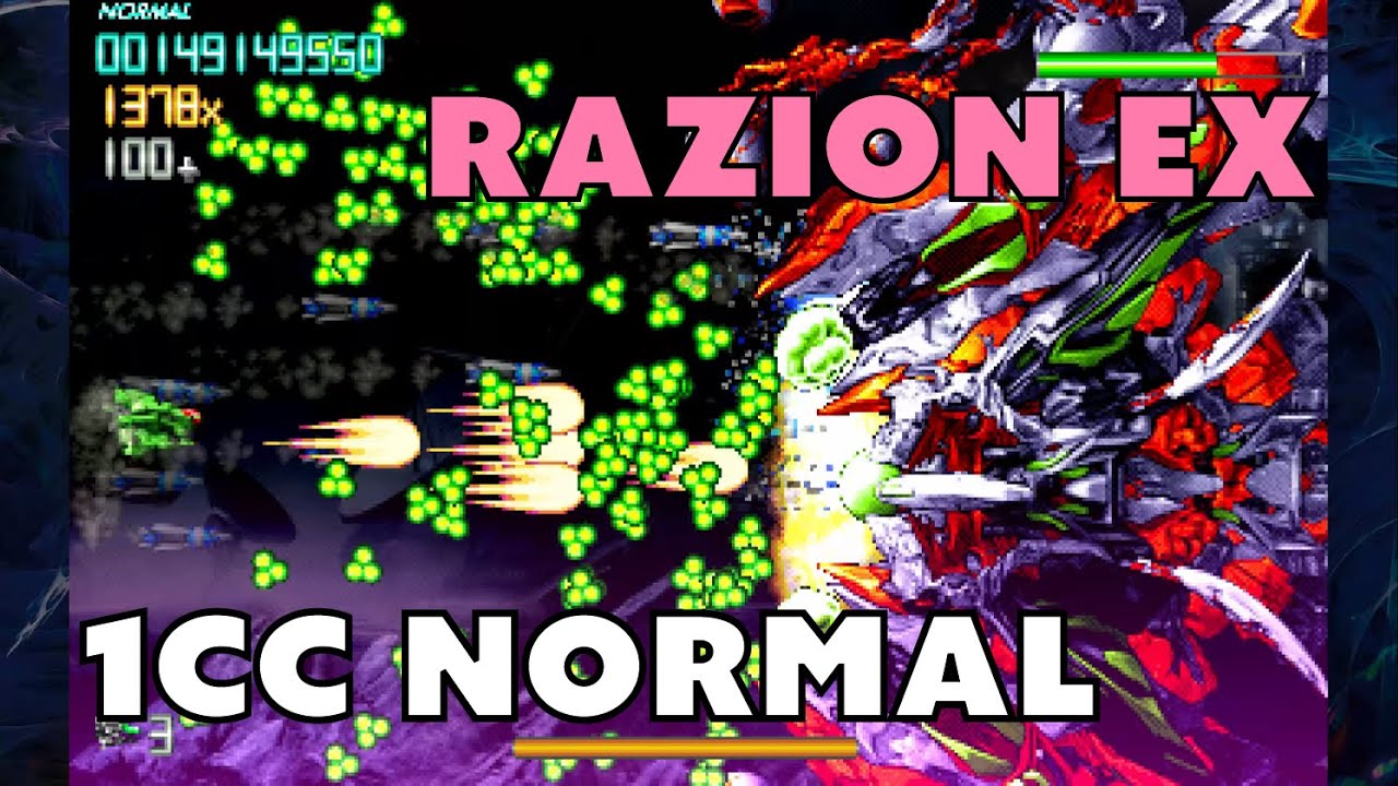 Razion EX Switch - 1CC Normal Completion - Full Gameplay, No commentary