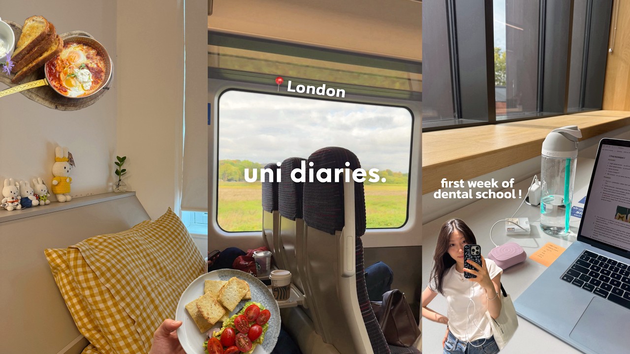 first week of dental school vlog | induction, perio lab, studying & cooking, London uni diaries