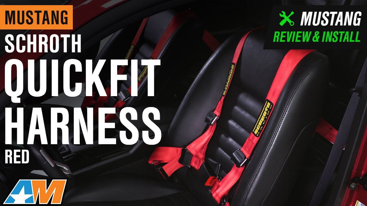 2005-2017 Mustang Schroth QuickFit Harness - Red Review & Install