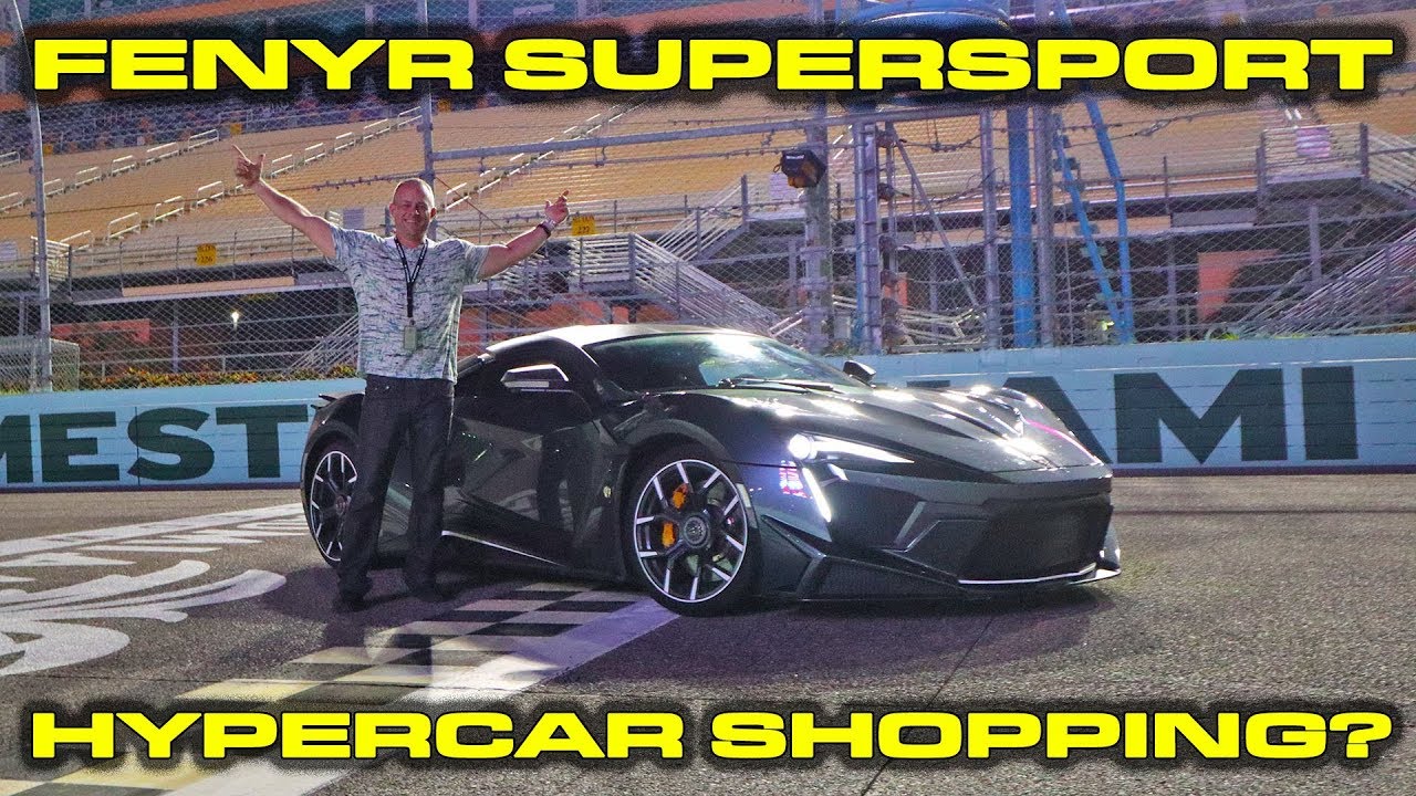 Hypercar Shopping? Lapping the W Motors 800HP Fenyr Supersport at Homestead Miami Speedway