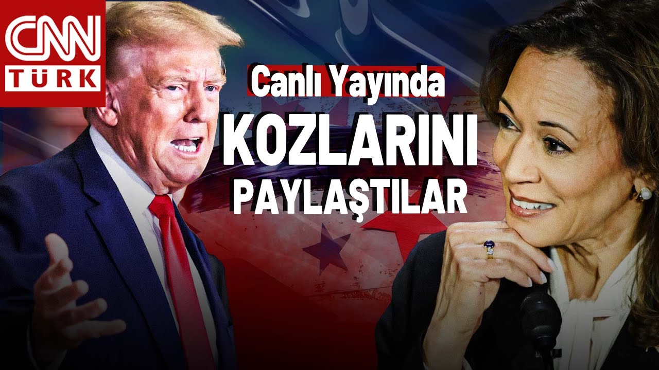 Kozlarını Paylaştılar! Kritik Donald Trump - Kamala Harris Düellosu Gerçekleşti