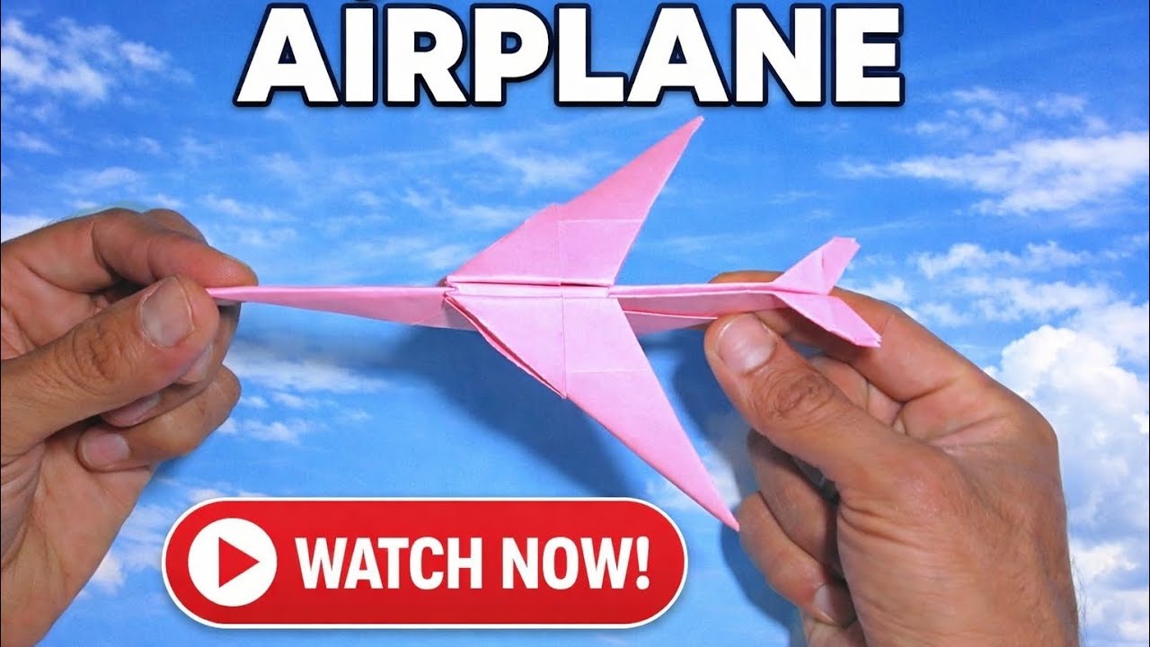 How to Make a Paper Airplane That Flies Far ✈️ | Easy Origami Jet