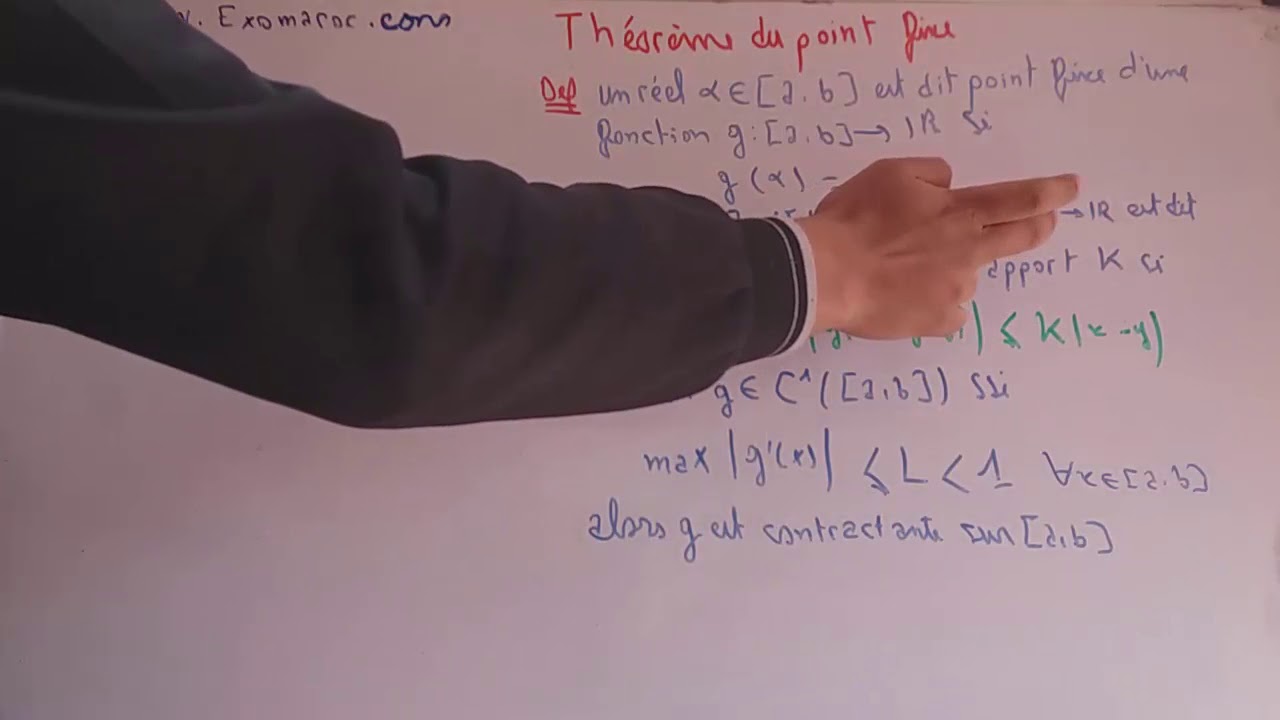 Ep #06 analyse numérique : résolution des équations non linéaires_Méthode de point fixe