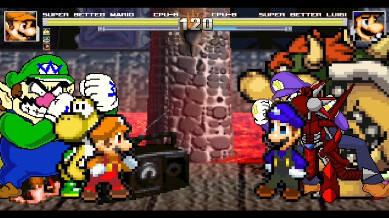 Team Mario vs. Team Luigi (Super Mario Bros.) | M.U.G.E.N