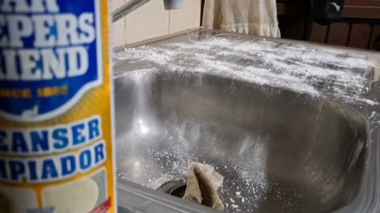 Limpiar la tarja con bicarbonato y vinagre✅️ limpieza extrema