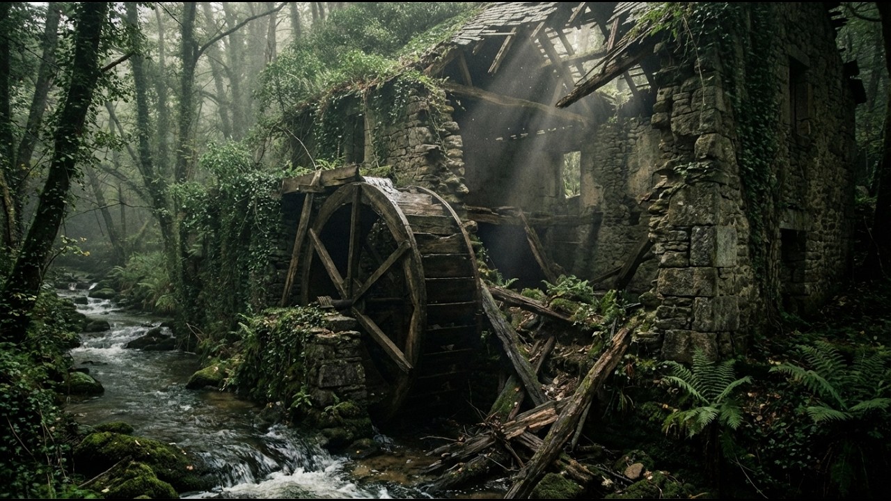 I Restored an ABANDONED 200 Year Old Watermill into a Luxury Home | 100 Days ASMR Transformation