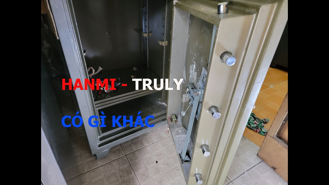 Bên trong két sắt Hanmi và Truly điện tử