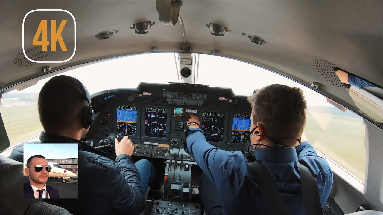 4K Learjet 60XR TEST FLIGHT and LOW PASS