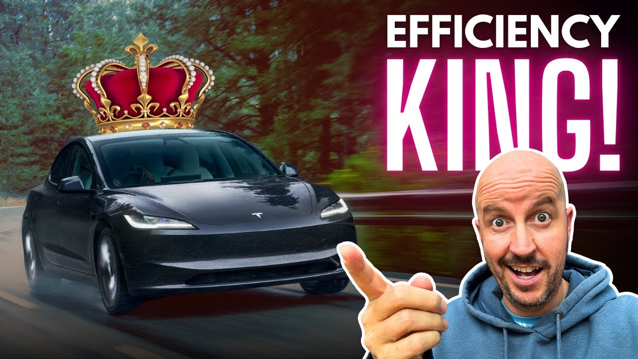 Tesla Model 3 WINS EV Efficiency Test (So Cheap To Run!)