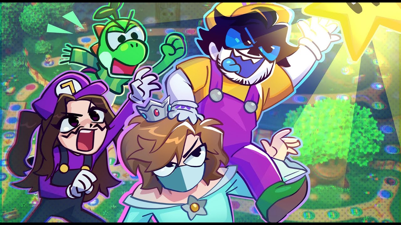 MARIO PARTYING w/ Skykkuno, Valkyrae and Sneegsnag