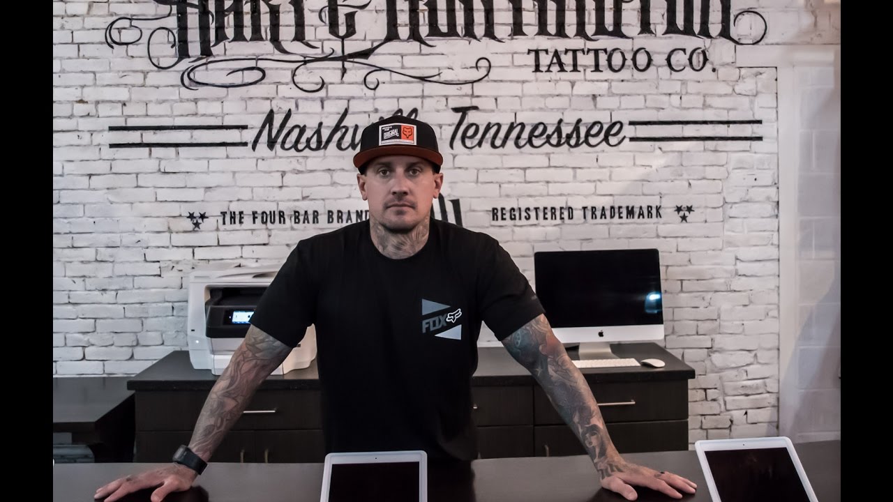 Carey Hart Tours Hart & Huntington Tattoo, Nashville