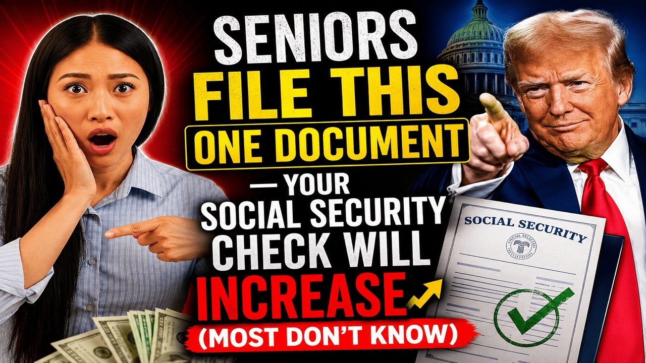 Seniors FILE This One Document &mdash; Your Social Security Check Will Increase Most Don't Know 1080p capt