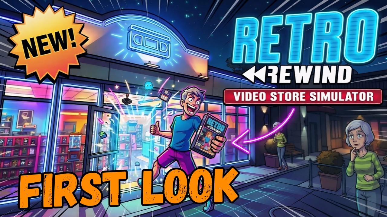 Retro Rewind Video Store Simulator Gameplay No Commentary