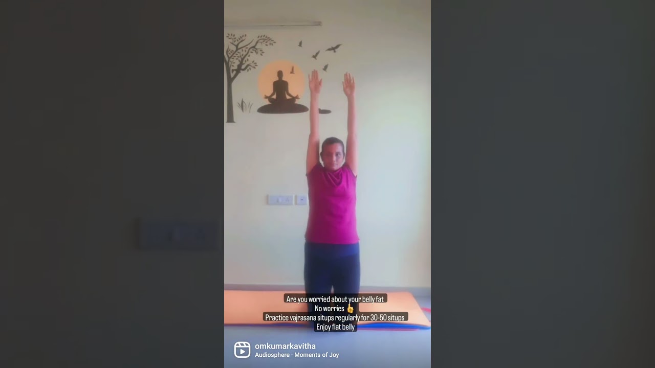 Yoga to reduce potbelly   those who have done recent surgery can avoid