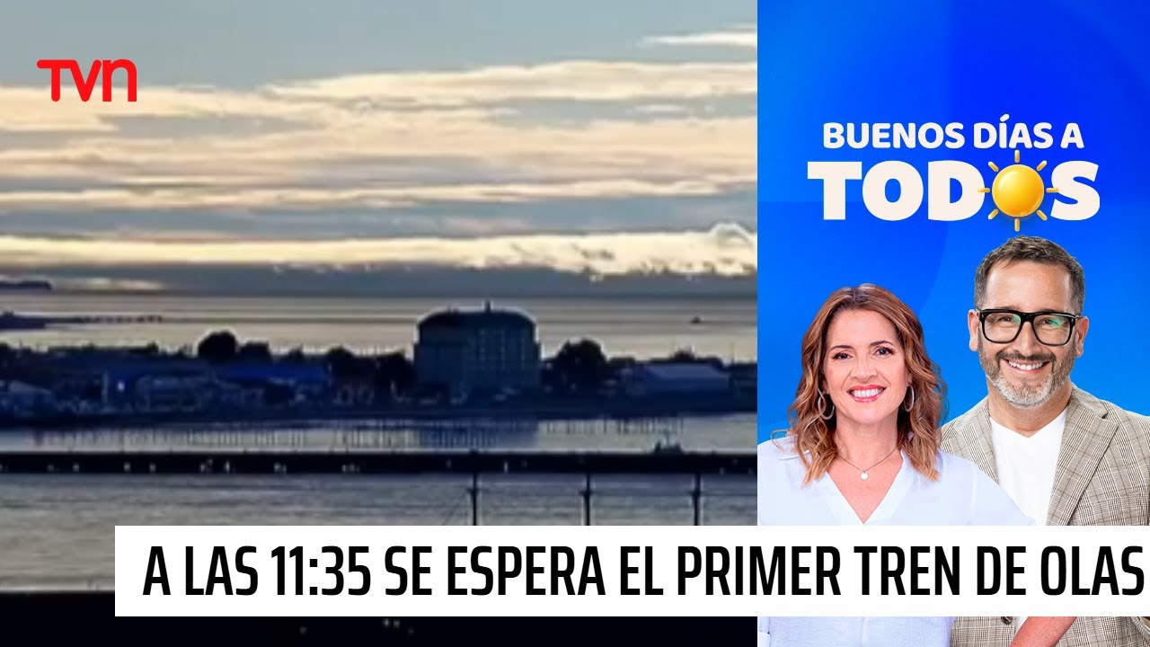 Alerta de tsunami: Así luce el estrecho de Magallanes desde Punta Arenas | Buenos días a todos