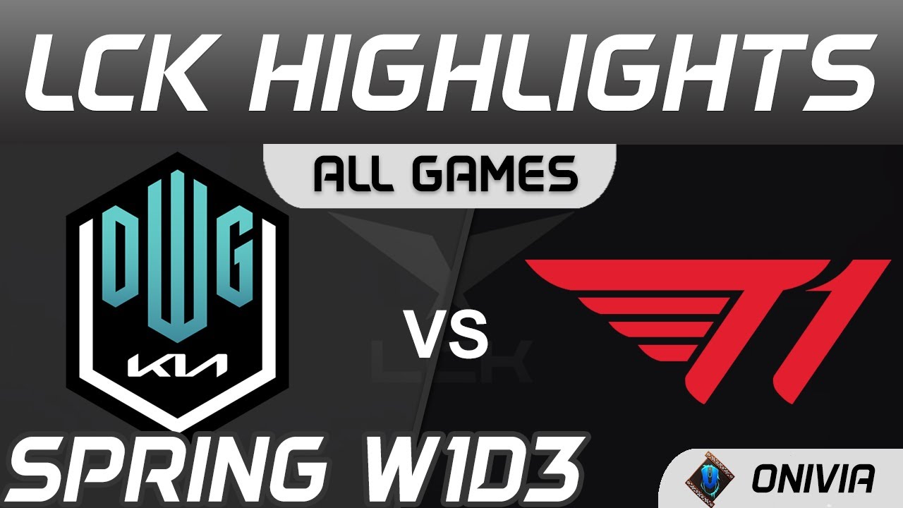 Обзор матча DK против T1. ВСЕ ИГРЫ LCK Весенний сезон 2021. Победа 1-3. DWG KIA против T1 (Onivia)