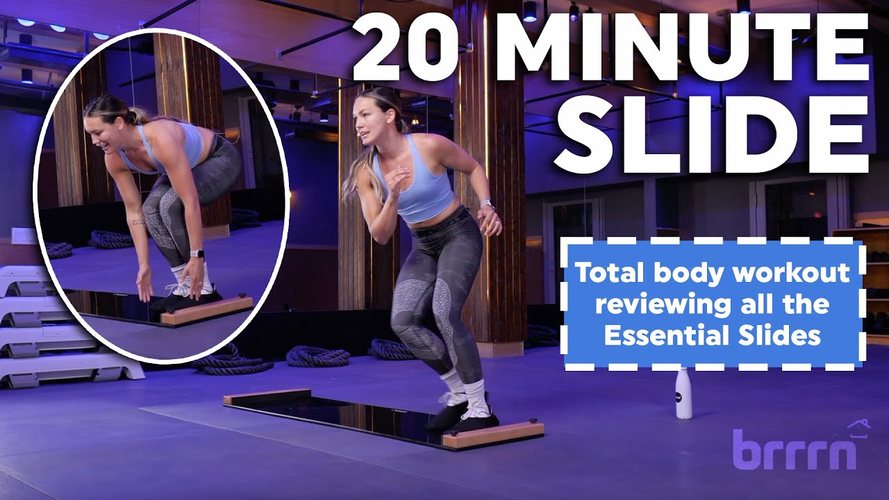 20 Minute Full Body Slide Board Workout #totalbodyworkout