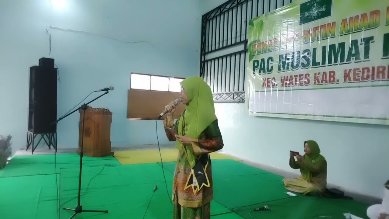MC Pengajian Muslimat NU se_kec. Wates di Ranting Pojok