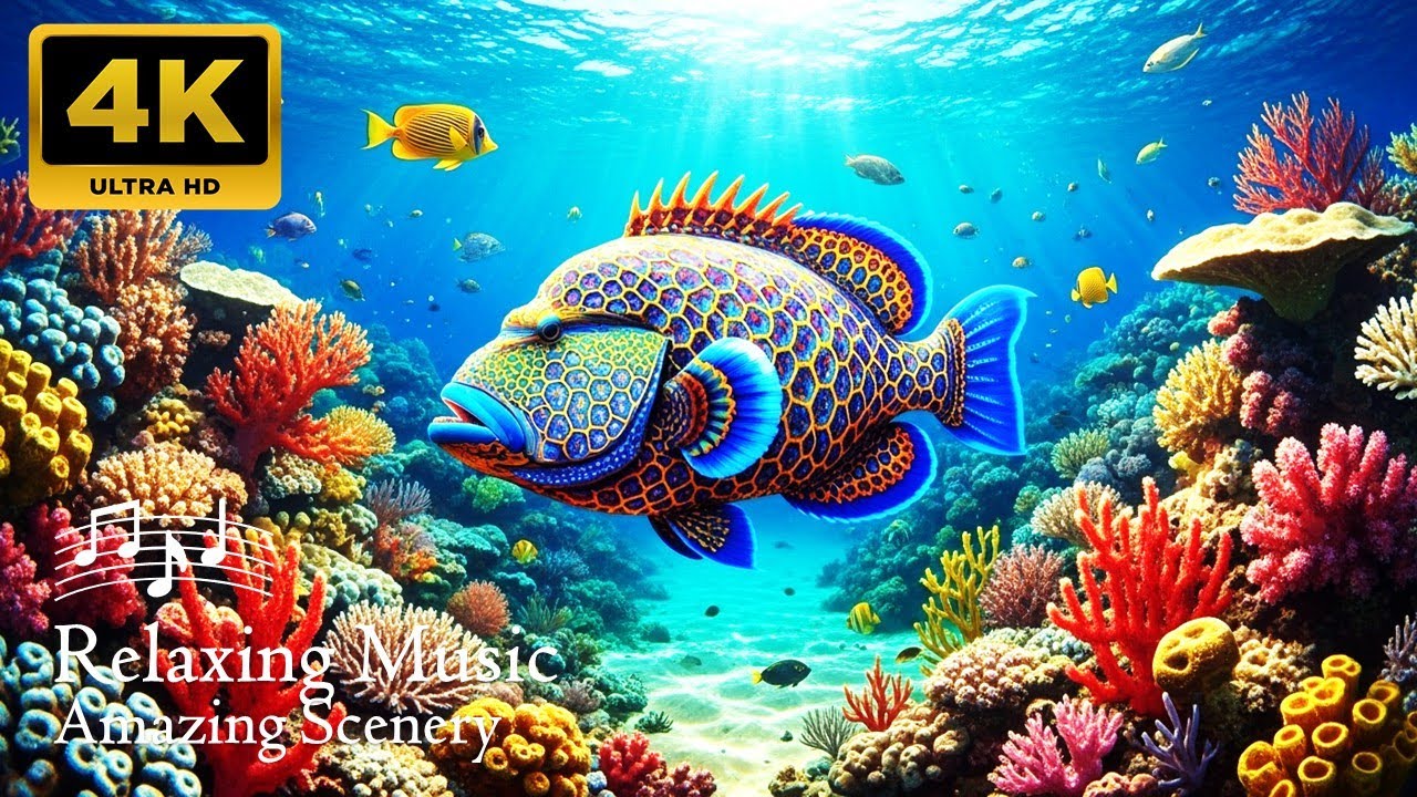 🐳 Ocean Wildlife 4K: The Blue Kingdom ofLife | Underwater Cinematic Documentary with Relaxing Sounds
