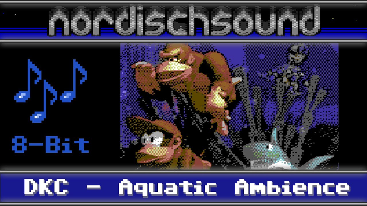 Donkey Kong Country - Aquatic Ambience [8-Bit Chiptune Commodore64 SID Cover]