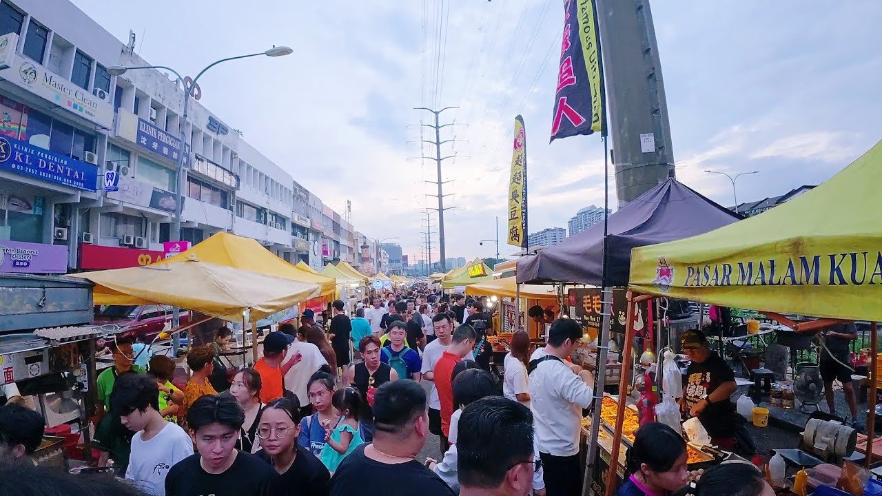 2026最新/馬來西亞最長夜市，吉隆坡美食之旅，沈浸式記錄體驗，新康樂夜市合集#2026#food#streetfood #foodie