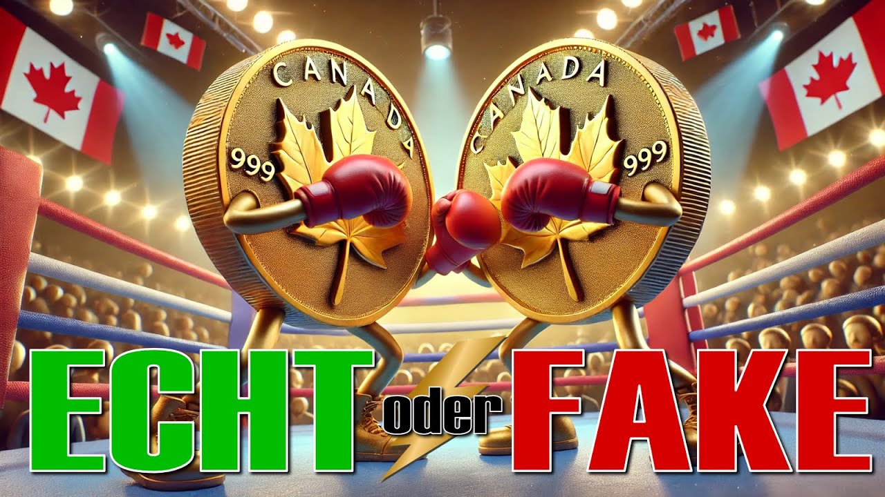 Es ist UNMÖGLICH die Fälschung zu finden!! 😮 - Maple Leaf Gold Test