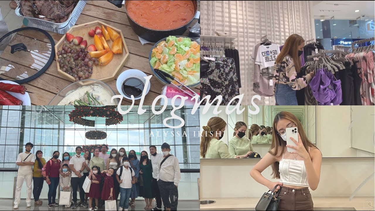 vlogmas 🎄🧸 christmas shopping, iphone 13 pro max unboxing, & christmas highlights 🛍📱