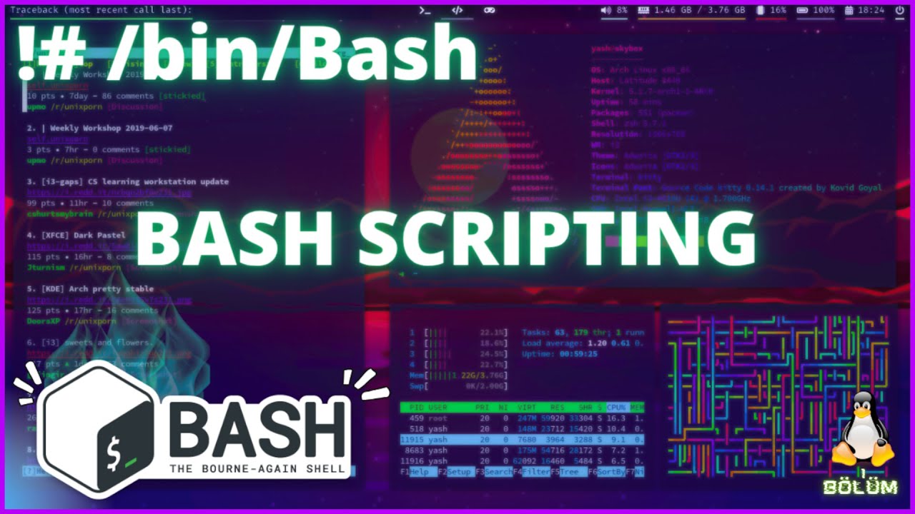 Kapsamlı Bash Scripting Eğitimi: Başlangı&ccedil;tan İleri Seviyeye - 1. B&ouml;l&uuml;m