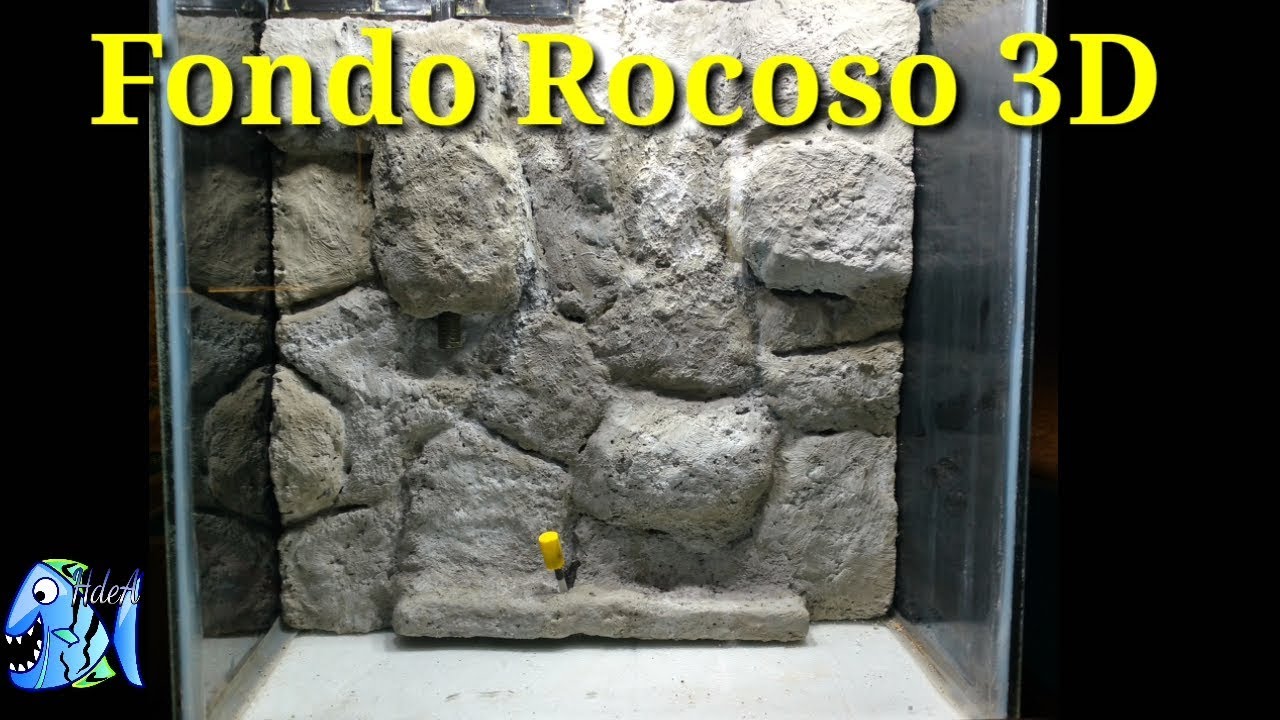 Fondo Rocoso 3D para tu Acuario DIY