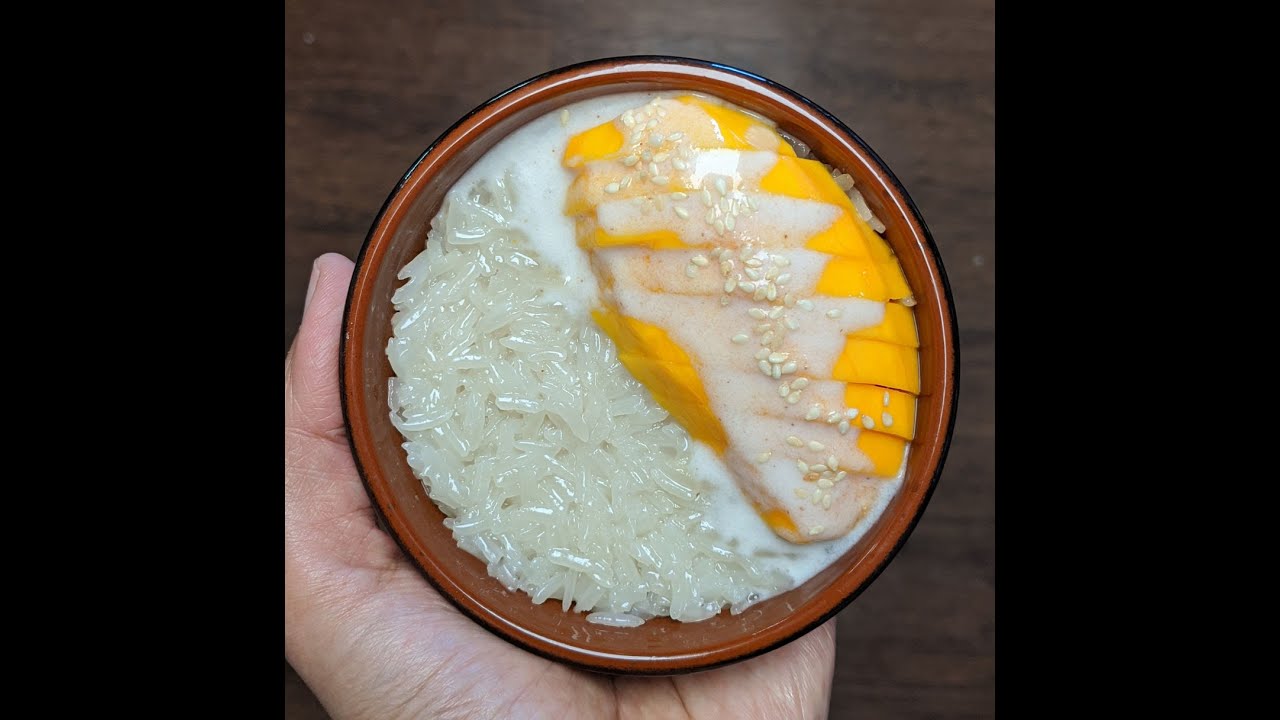 Sticky rice with mango | Mango sticky rice | khao niao mamuang