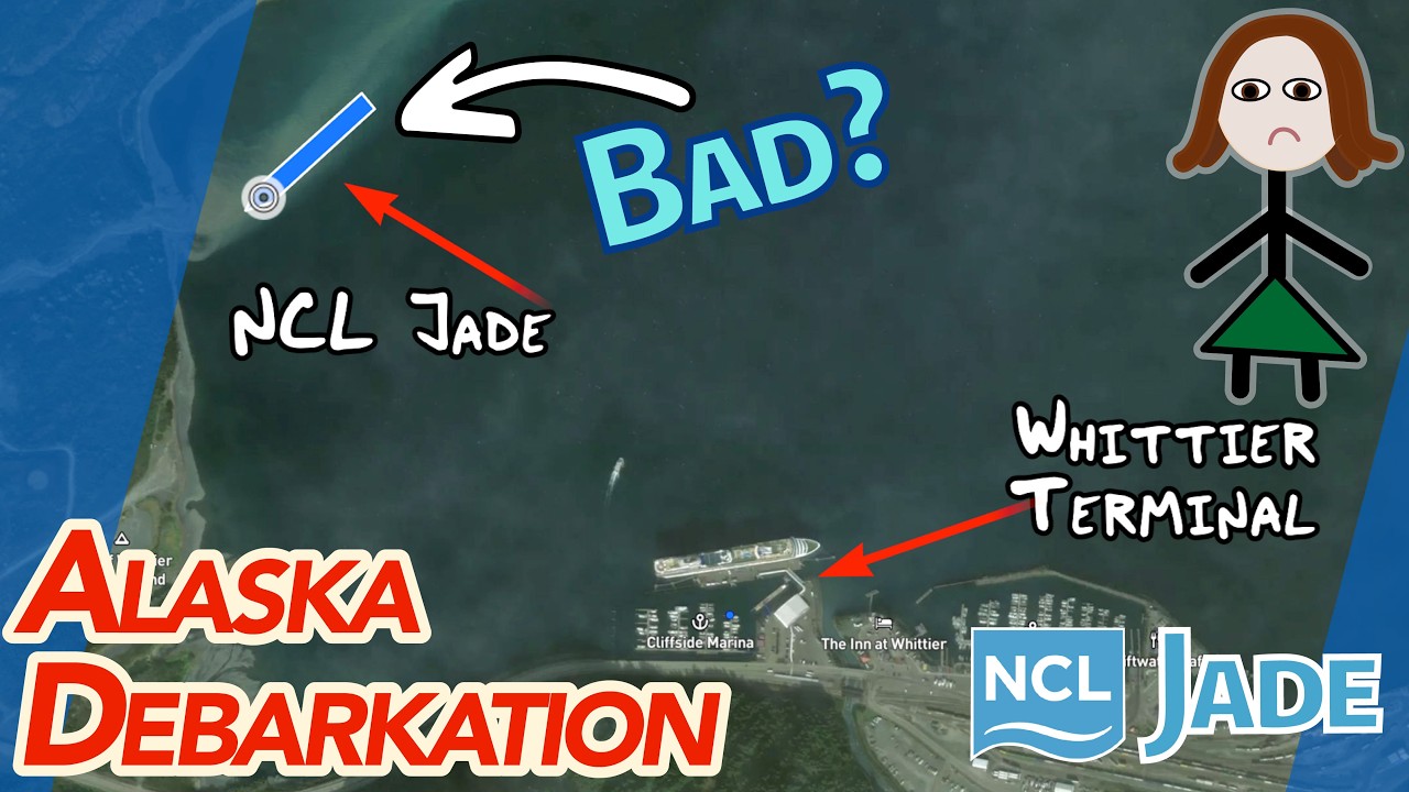 Beware the Debarkation in Whittier Alaska - NCL Jade