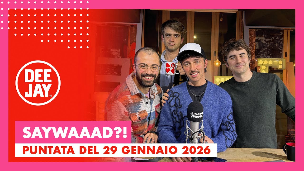 Contenuti Zero ospiti a #SayWaaad - Puntata del 29 gennaio 2026