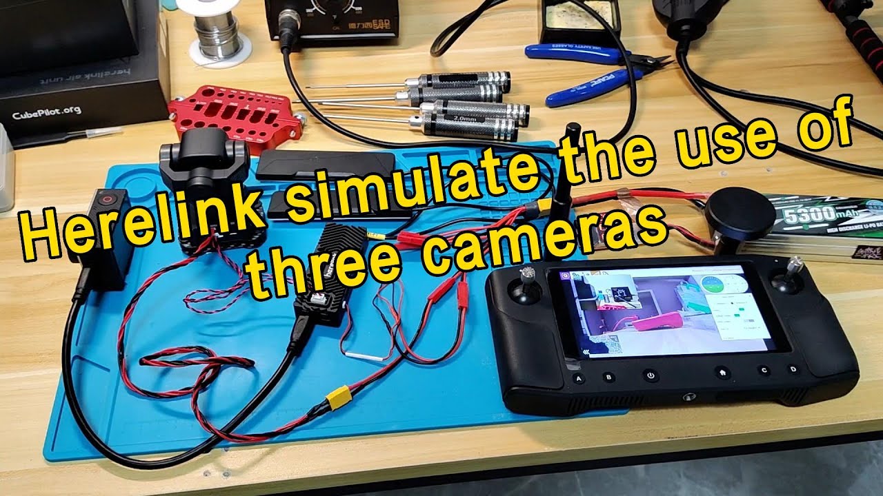 Herelink V1.1 Simulate The Use Of Three Cameras