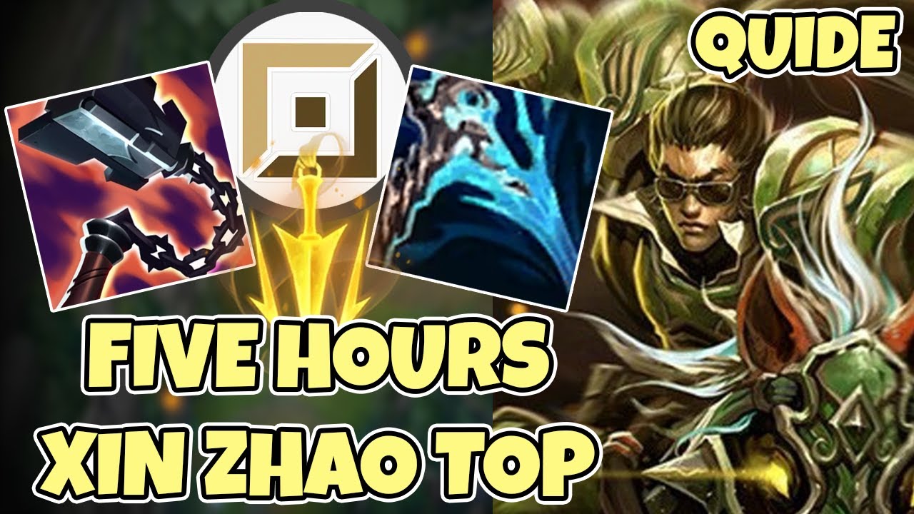 Five hours of Xin Zhao in every role to prove its viability: Top Edition | Xin Zhao Top Quide 📕📊