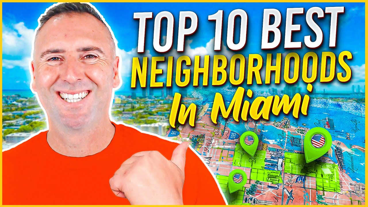Fabulous MIAMI LIVING in Top 10 BEST Neighborhoods in MIAMI!  Where to Live When MOVING to MIAMI