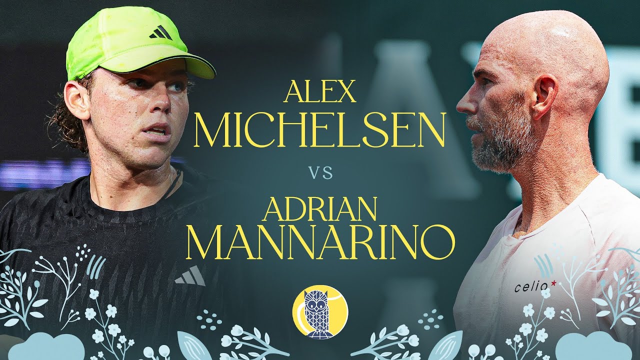 Alex Michelsen vs Adrian Mannarino | Highlights | 2025 U.S. Clay