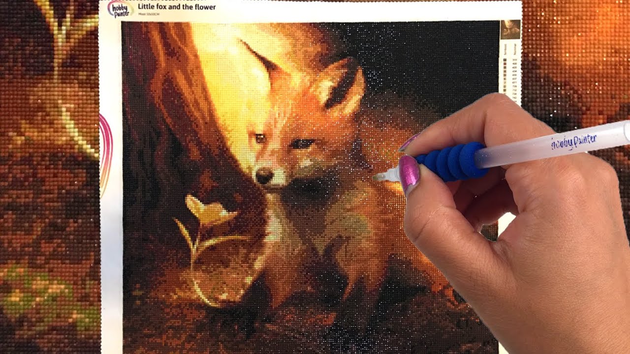 Hobbypainter.nl vos GROTE diamond painting