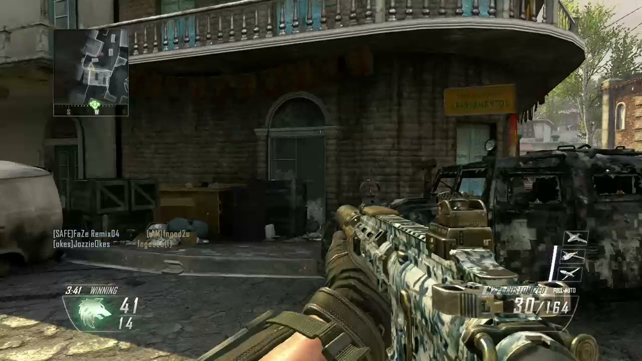 Black Ops 2: The M27 with a silencer is a Lazer beam, part 2!!! (2021 gameplay)