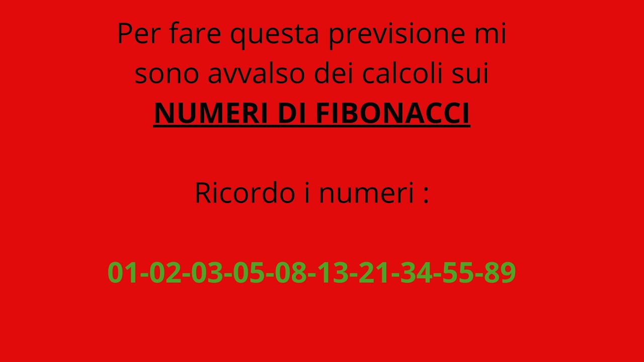 Tecnica FIBONACCI 19&deg;MENSILE_BA VE NZ 19&deg; mese