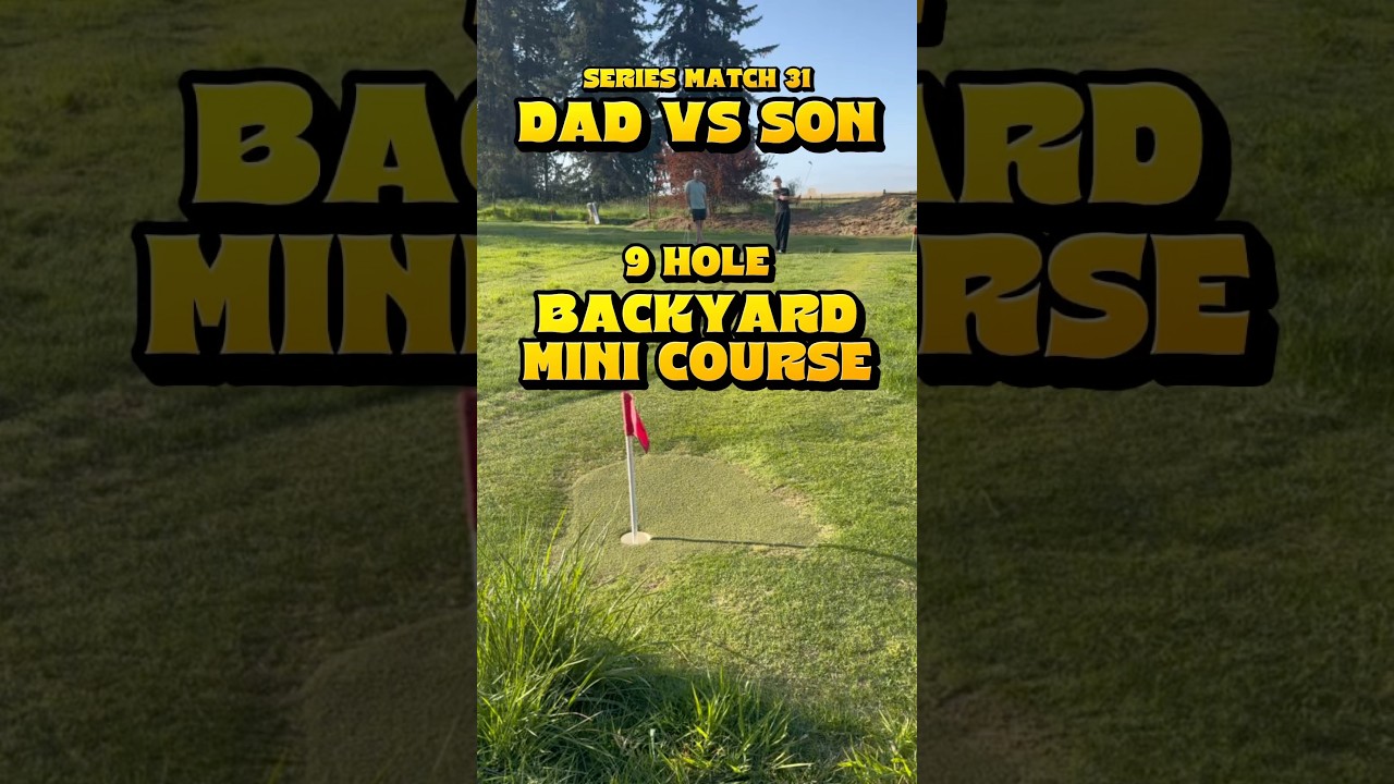 Tata ma szansę zapisać się w historii Mini Course! #zr&oacute;b to sam #podw&oacute;rko #polegolfowe #golf #kr&oacute;tka gra #golf