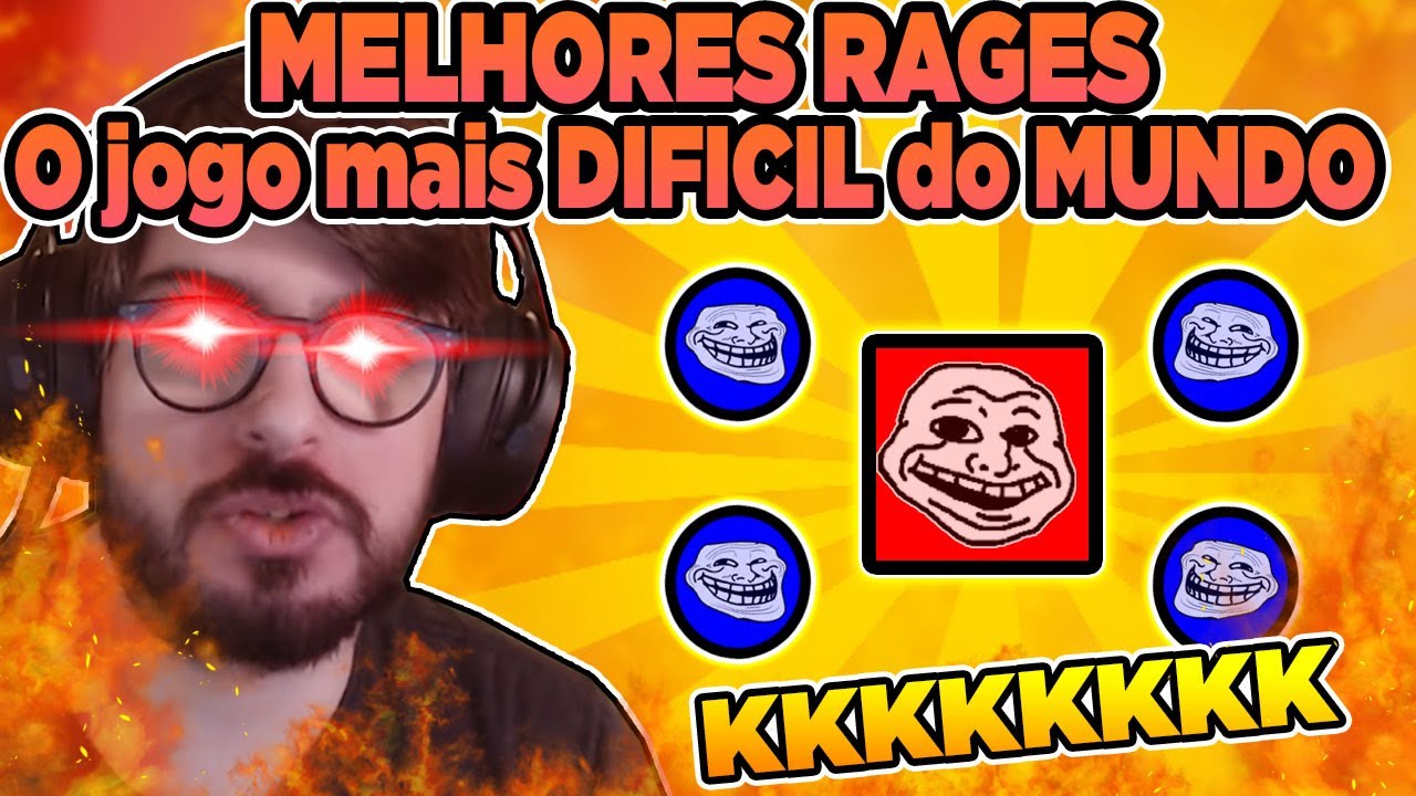 PISTOLOU TANTO QUE VIROU UM CARRO 🚘 - MELHORES RAGES do GEMAPLYS no jogo mais DIFÍCIL do MUNDO!!🤬🔥