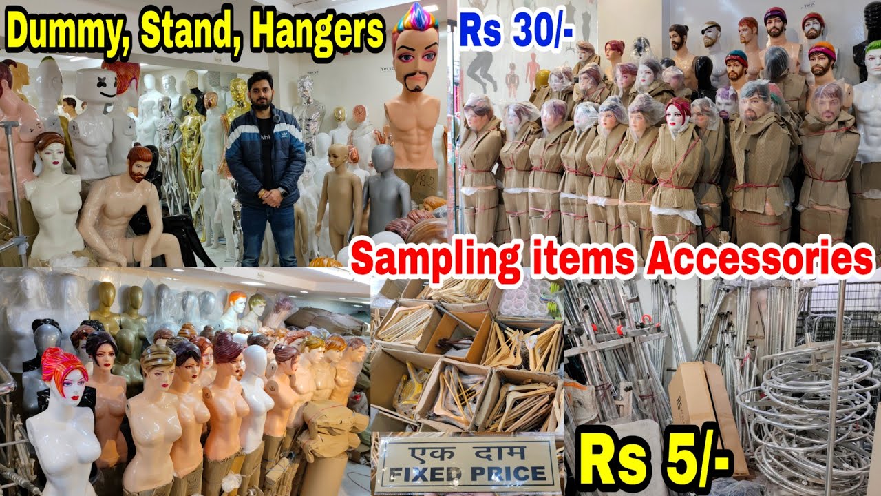 Dummy Wholsale Market in Delhi | Mannequin, Hangers , Sampling Items Accessories at Factory Price