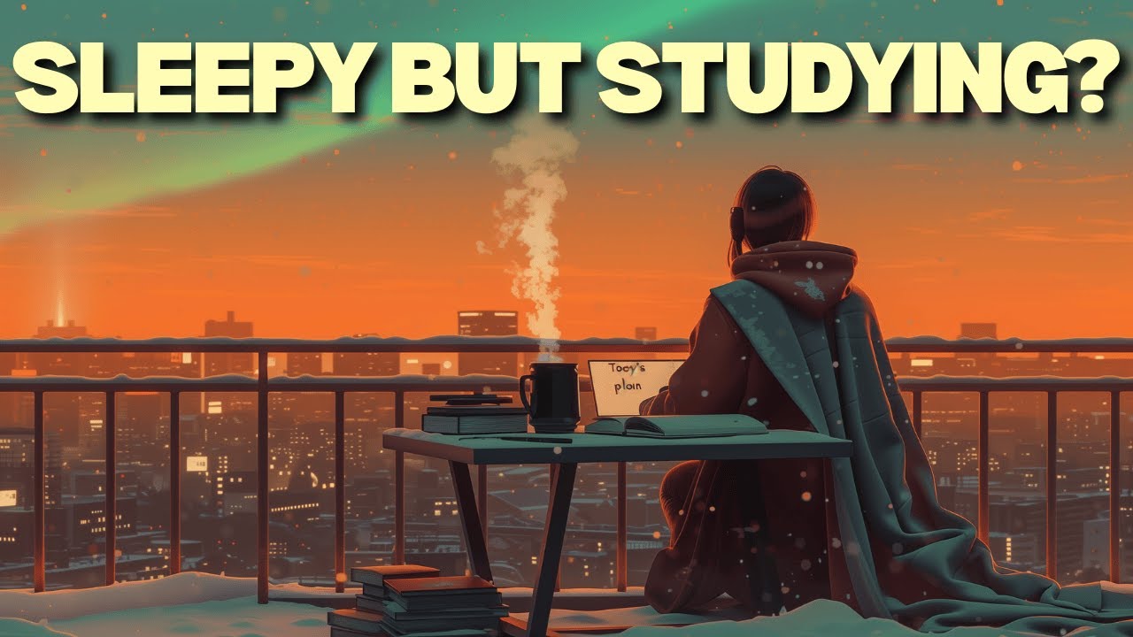 Sleepy Brain This Morning? Aurora Balcony BGM for Gentle Focus & Study Warm-Up